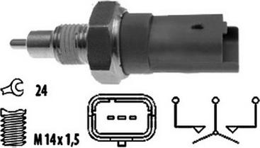 Fispa 3.234200 - Датчик, переключатель, фара заднего хода autospares.lv