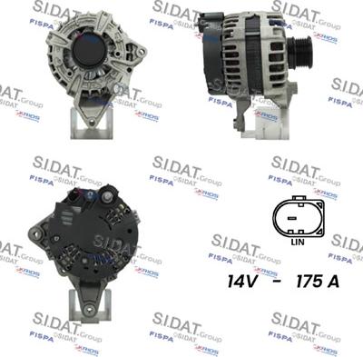 Fispa A12BH0972 - Генератор autospares.lv