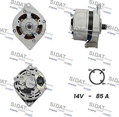 Fispa A12BH0430A2 - Генератор autospares.lv