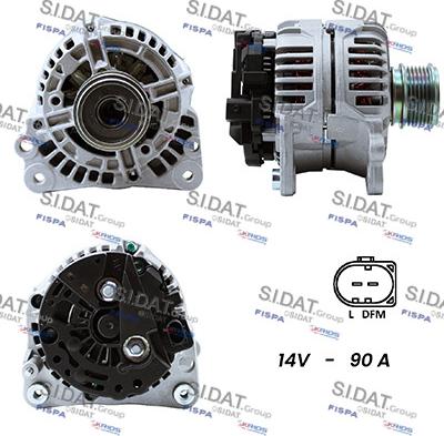 Fispa A12BH0010A2 - Генератор autospares.lv