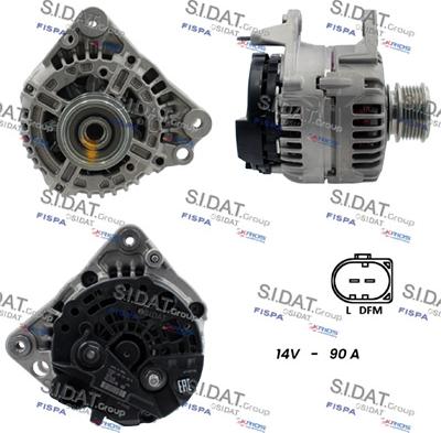 Fispa A12BH0010 - Генератор autospares.lv