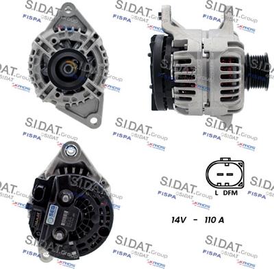 Fispa A12BH0190 - Генератор autospares.lv