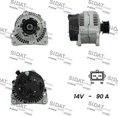 Fispa A12BH0184A2 - Генератор autospares.lv