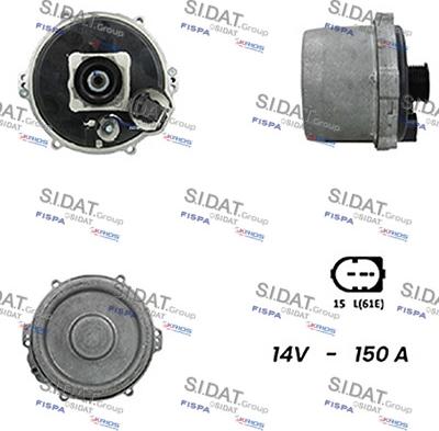 Fispa A12BH0378A2 - Генератор autospares.lv