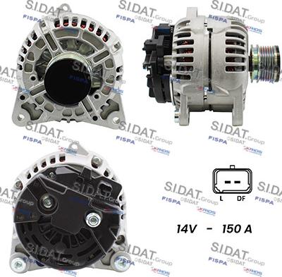 Fispa A12BH1012A2 - Генератор autospares.lv