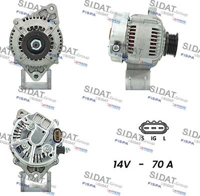 Fispa A12DE0485A2 - Генератор autospares.lv