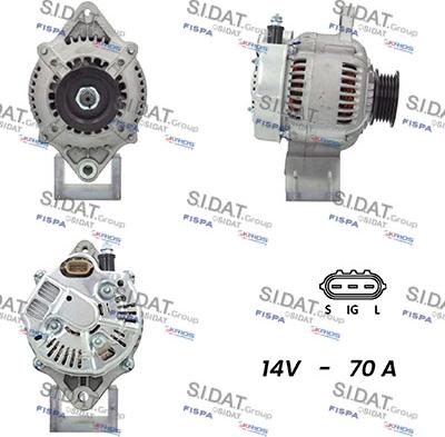 Fispa A12DE0487A2 - Генератор autospares.lv