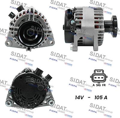 Fispa A12DE0427A2 - Генератор autospares.lv