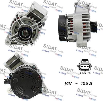 Fispa A12DE0087A2 - Генератор autospares.lv