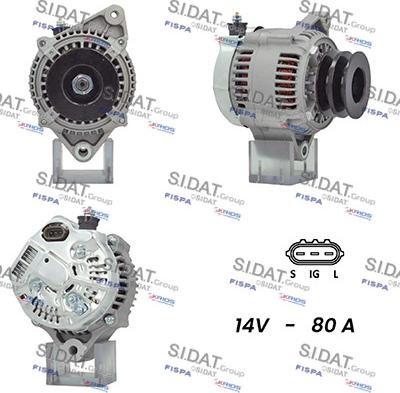 Fispa A12DE0375A2 - Генератор autospares.lv