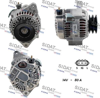 Fispa A12DE0375 - Генератор autospares.lv