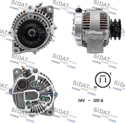 Fispa A12DE1057A2 - Генератор autospares.lv