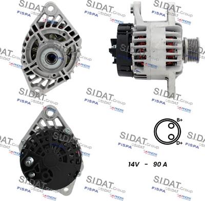 Fispa A12DE1142A2 - Генератор autospares.lv