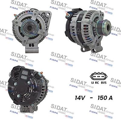 Fispa A12DE1112A2 - Генератор autospares.lv