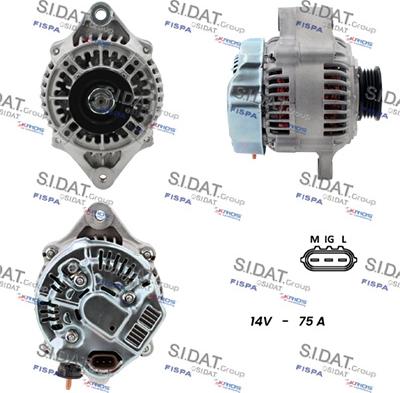 Fispa A12DE1216A2 - Генератор autospares.lv