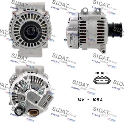 Fispa A12DE1218A2 - Генератор autospares.lv