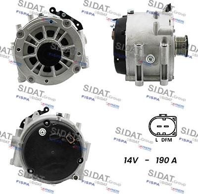 Fispa A12DR0549A2 - Генератор autospares.lv