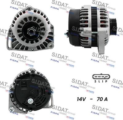 Fispa A12DR0198A2 - Генератор autospares.lv