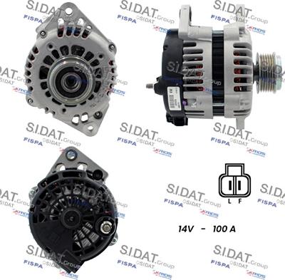 Fispa A12DR0162 - Генератор autospares.lv