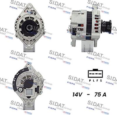 Fispa A12DR0811A2 - Генератор autospares.lv