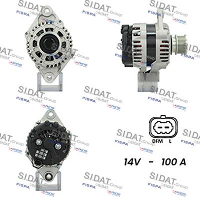 Fispa A12DR0352A2 - Генератор autospares.lv