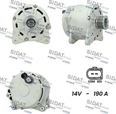 Fispa A12HT0831A2 - Генератор autospares.lv