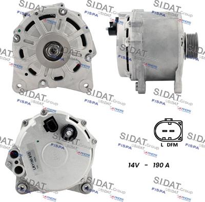 Fispa A12HT0832 - Генератор autospares.lv