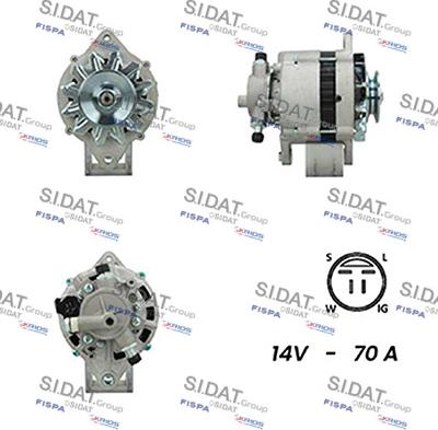 Fispa A12HT0354A2 - Генератор autospares.lv