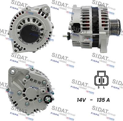 Fispa A12HT0289A2 - Генератор autospares.lv