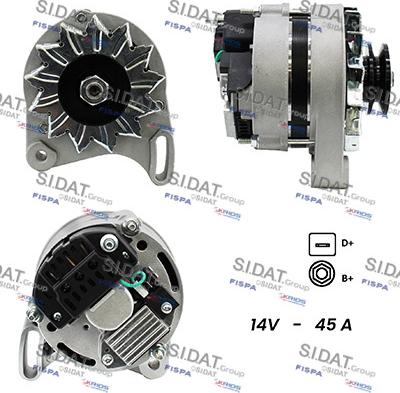 Fispa A12MA0014A2 - Генератор autospares.lv