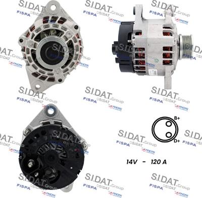 Fispa A12MA0032 - Генератор autospares.lv