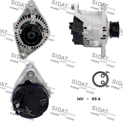 Fispa A12MA1191A2 - Генератор autospares.lv