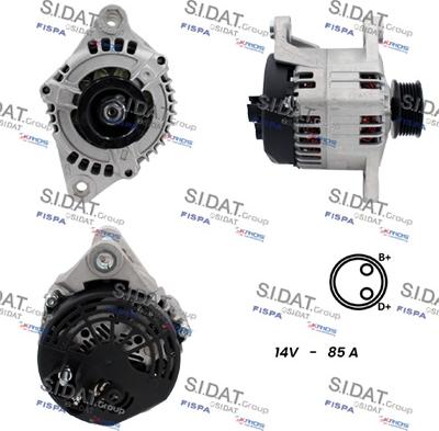 Fispa A12MA1137A2 - Генератор autospares.lv