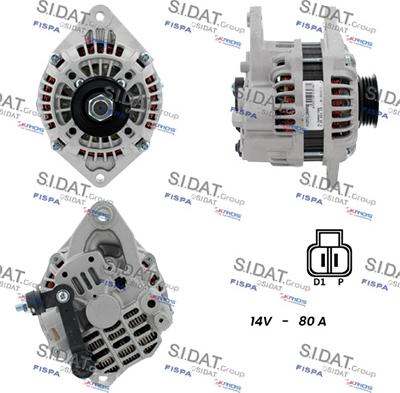 Fispa A12MH1284A2 - Генератор autospares.lv