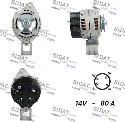 Fispa A12ML0326A2 - Генератор autospares.lv