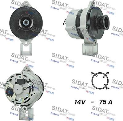 Fispa A12ML1055A2 - Генератор autospares.lv