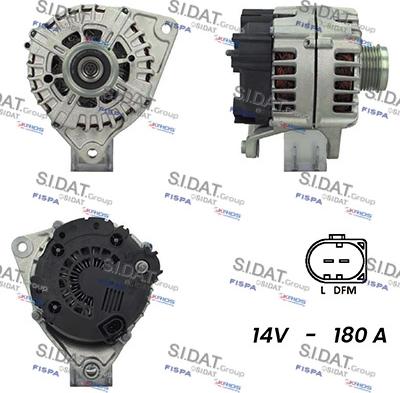 Fispa A12VA0406A2 - Генератор autospares.lv