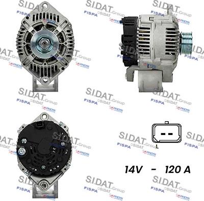 Fispa A12VA0574A2 - Генератор autospares.lv