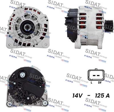 Fispa A12VA0578A2 - Генератор autospares.lv