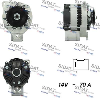 Fispa A12VA0617A2 - Генератор autospares.lv