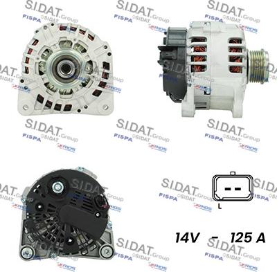 Fispa A12VA0065A2 - Генератор autospares.lv