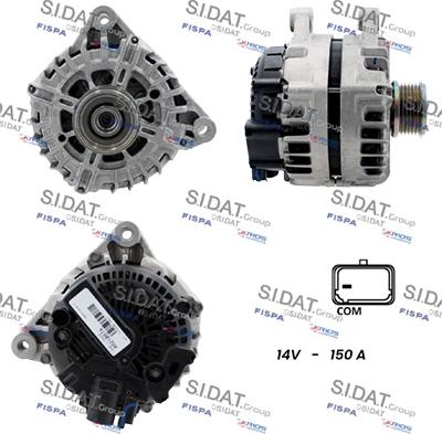 Fispa A12VA0035 - Генератор autospares.lv