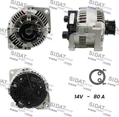 Fispa A12VA0029A2 - Генератор autospares.lv