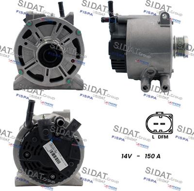 Fispa A12VA0194 - Генератор autospares.lv