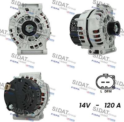 Fispa A12VA0888A2 - Генератор autospares.lv