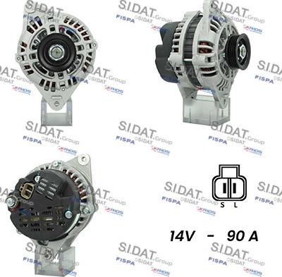 Fispa A12VA0360A2 - Генератор autospares.lv