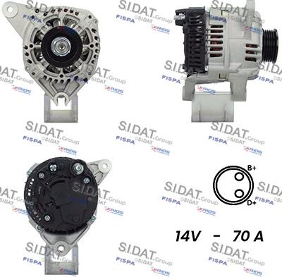 Fispa A12VA0389A2 - Генератор autospares.lv