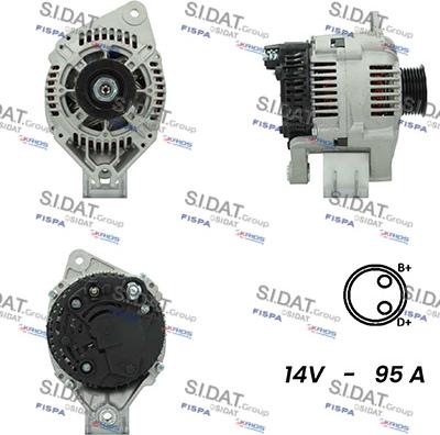 Fispa A12VA0388A2 - Генератор autospares.lv