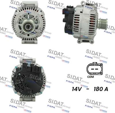 Fispa A12VA0325 - Генератор autospares.lv