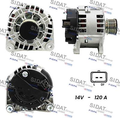 Fispa A12VA0290A2 - Генератор autospares.lv